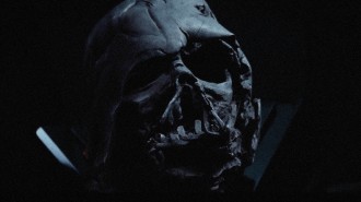 Scene from the new "Star Wars: The Force Awakens" trailer released during "Star Wars" Celebration in Anaheim, Calif., April 16, 2015.